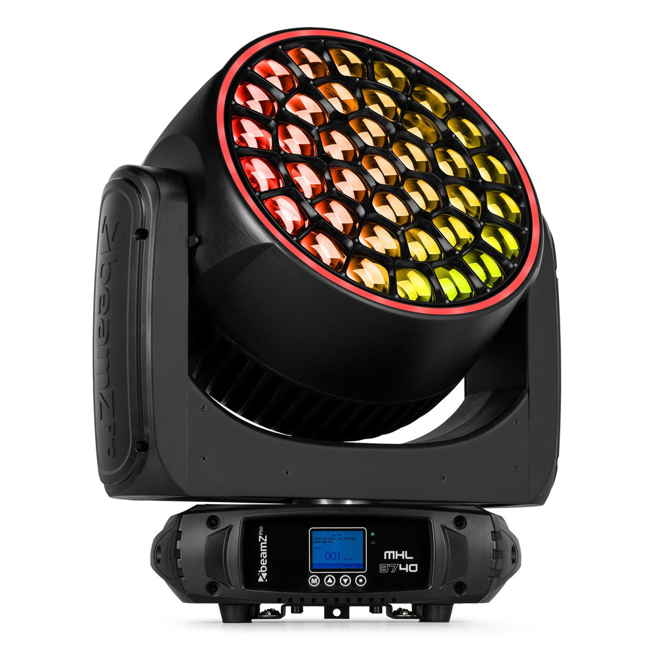 beamZ Pro MHL3740 - Cabeza móvil wash LED 37x40W RGBW con zoom lineal motorizado