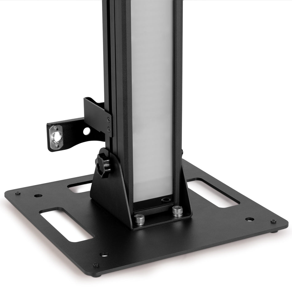 beamZ Pro LCB400B - Placa base metálica 30x30 cm para barras LED LCB400