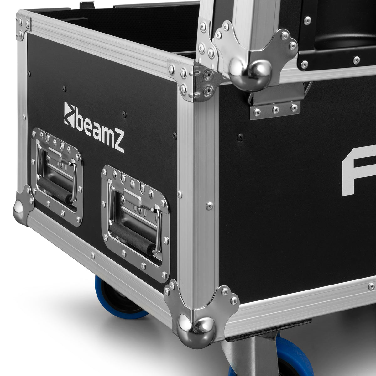 beamZ FCFTB - Flightcase con ruedas para 2 Fuze Twin (espuma a medida, panel 9 mm)