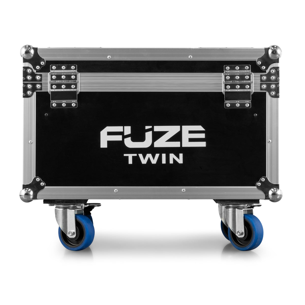 beamZ FCFTB - Flightcase con ruedas para 2 Fuze Twin (espuma a medida, panel 9 mm)
