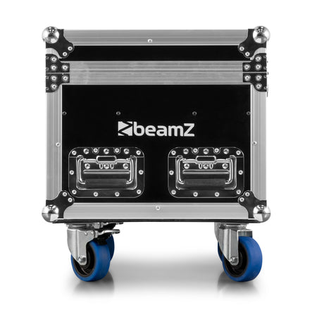 beamZ FCFTB - Flightcase con ruedas para 2 Fuze Twin (espuma a medida, panel 9 mm)