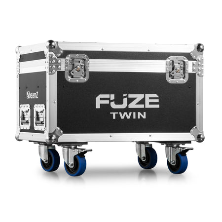 beamZ FCFTB - Flightcase con ruedas para 2 Fuze Twin (espuma a medida, panel 9 mm)
