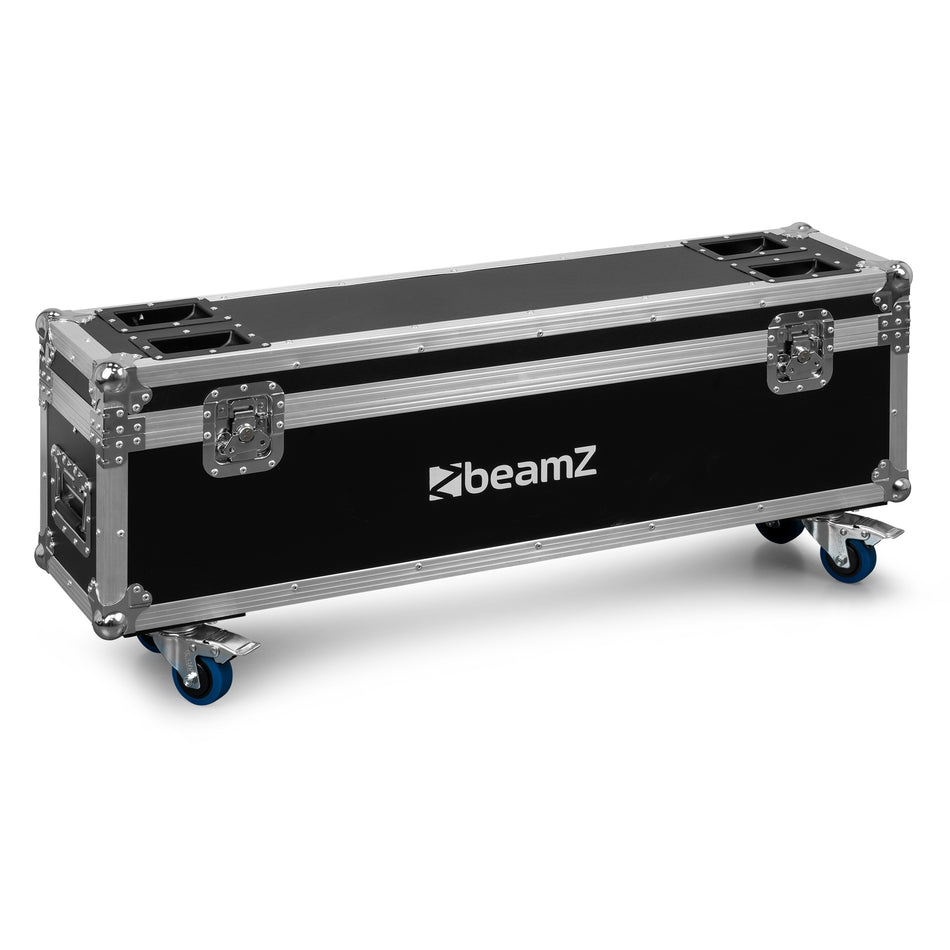 beamZ FCPQ - Flightcase rígido para 2 unidades Panther Quatro con espuma a medida