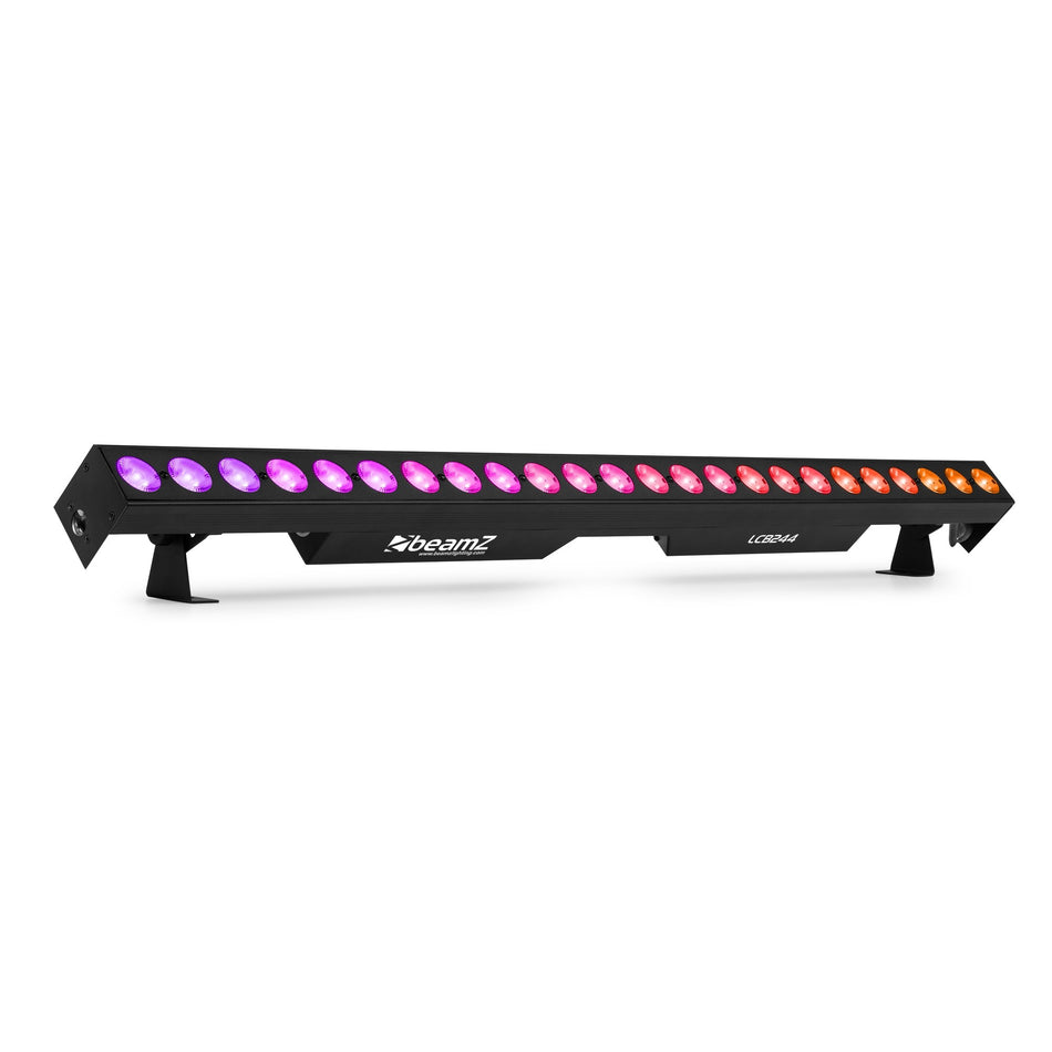 beamZ LCB244 - Barra LED RGBW 24x4W con 8 secciones y control DMX