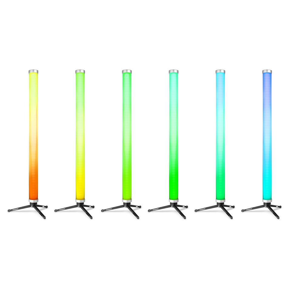 beamZ Pro Kratos Tube70 - Tubo LED RGBW IP65 con batería para uso interior y exterior