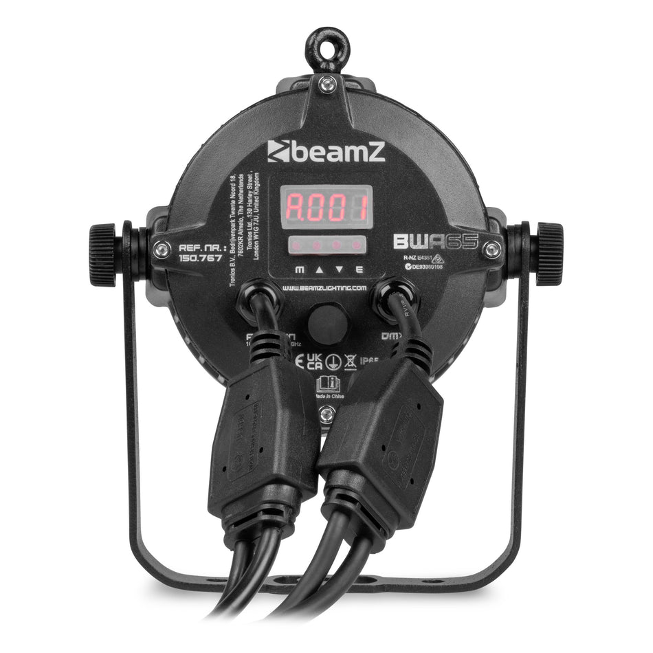 beamZ BWA65 AluPar65 - Foco PAR LED de aluminio IP65 RGBW con DMX - Tempo Shop
