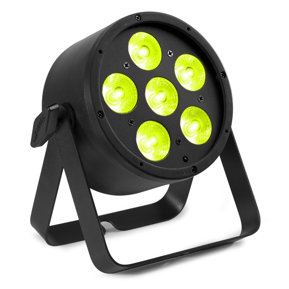 beamZ Pro BAC322 - Par LED ProPar 6x10W RGBALC silencioso de aluminio para escenario y eventos