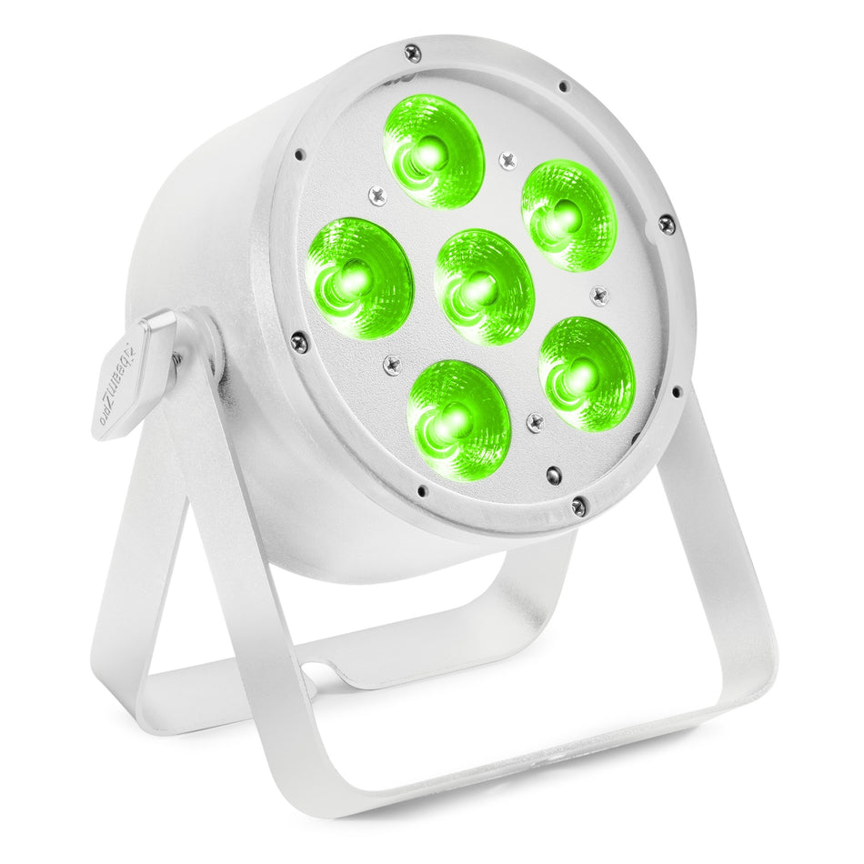 beamZ Pro BAC322W - PAR LED RGBALC 6x10W en carcasa blanca y funcionamiento silencioso