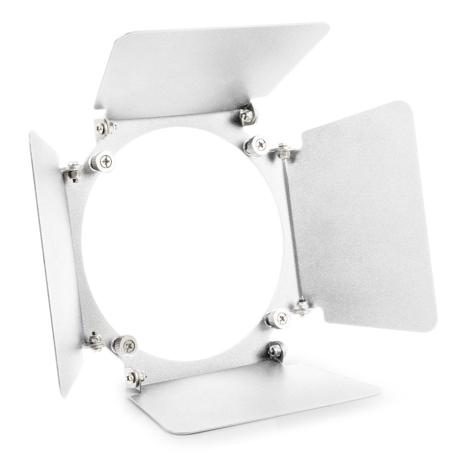 beamZ Pro BAC32B Barndoor White - Visera metálica blanca para focos PAR BAC32x