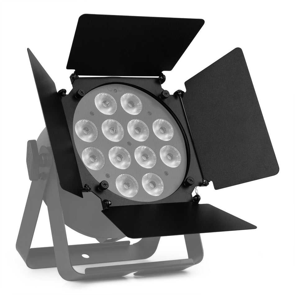 beamZ Pro BAC33B - Visera metálica desmontable (barndoor) para focos BAC33x PAR - Tempo Shop