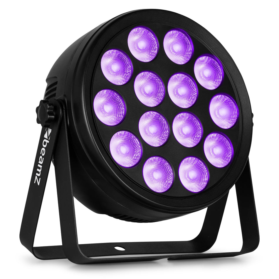 beamZ BCC165 - Par plano 14×4 W RGBAW-UV con programas internos, DMX 6/10 canales y mando IR