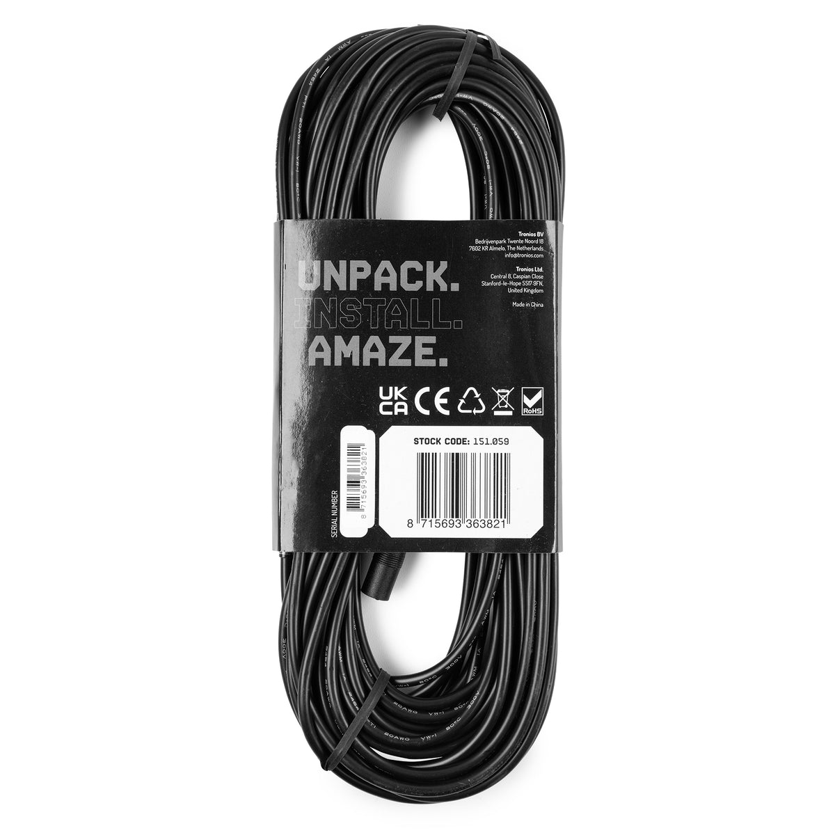 beamZ Pro HRDC15 Hera DC-DC Cable 15m - Extensión Corriente Continua - Tempo Shop