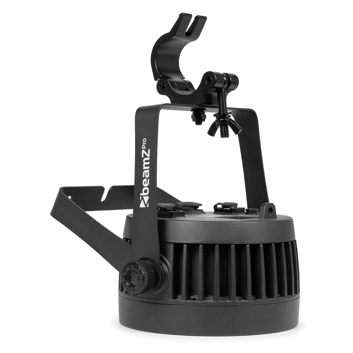 BEAMZ BC50B-500 - Garra Slimline de Acoplamiento Universal para Truss y Tubos (500 kg, Negra) - Tempo Shop