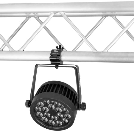 BEAMZ BC50B-500 - Garra Slimline de Acoplamiento Universal para Truss y Tubos (500 kg, Negra) - Tempo Shop
