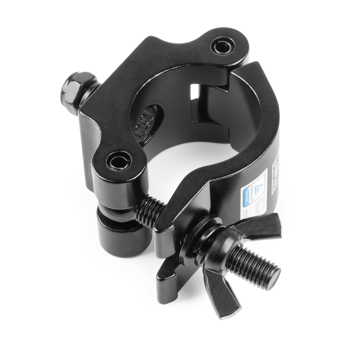 BEAMZ BC50B-500 - Garra Slimline de Acoplamiento Universal para Truss y Tubos (500 kg, Negra) - Tempo Shop