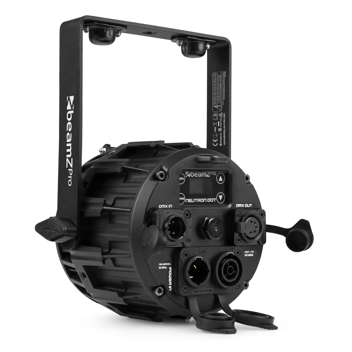 beamZ Pro NEUTRON-DOT - Luminaria híbrida LED IP65 60W blanco cálido con Aura RGB pixelable linkable - Tempo Shop