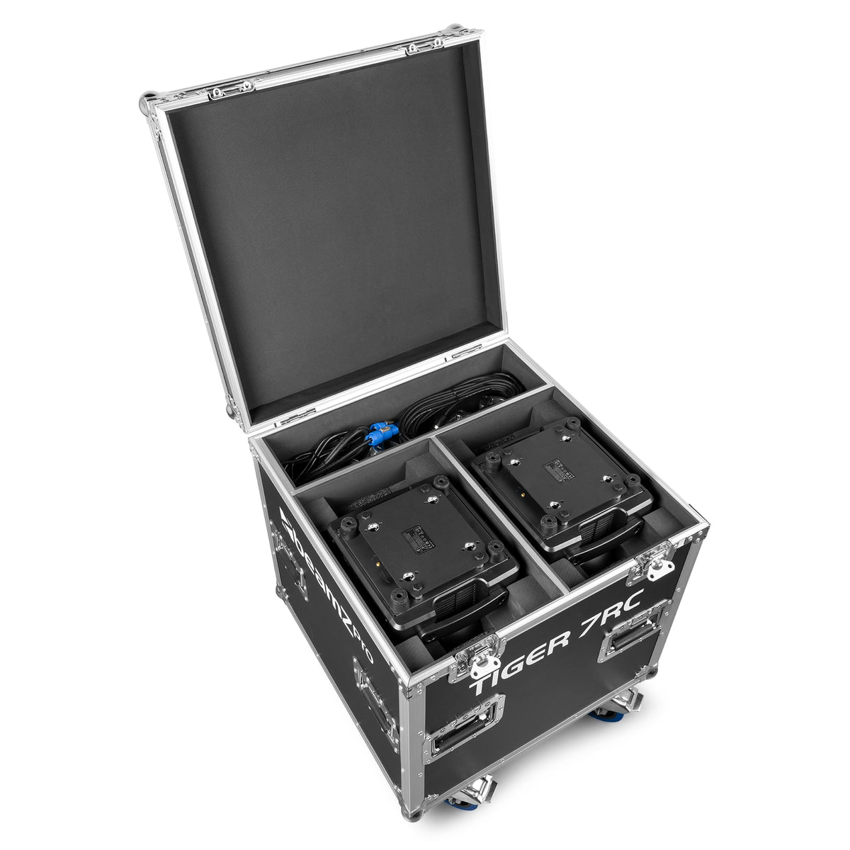 beamZ Pro FC-7RC - Flightcase rígido para 2 cabezas móviles Tiger 7RC - Tempo Shop