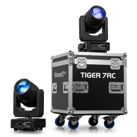 beamZ Pro FC-7RC - Flightcase rígido para 2 cabezas móviles Tiger 7RC - Tempo Shop
