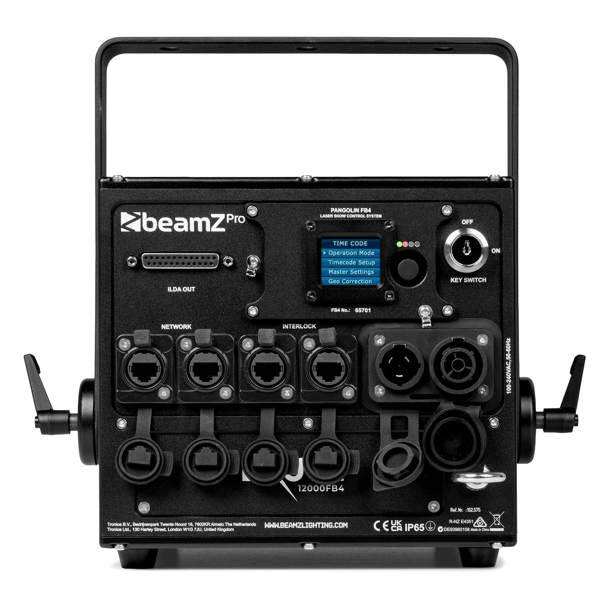 beamZ Pro Brute 12000FB4 - Láser RGB de diodo puro con protección IP65 para exteriores - Tempo Shop