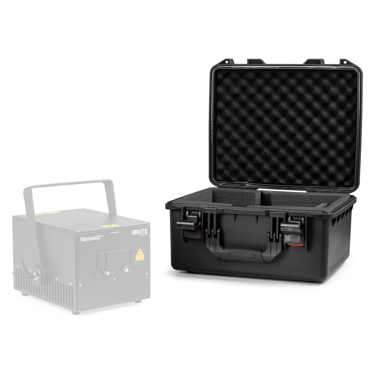 BeamZ Pro Brute Laser Series Hard Case - Maleta de transporte rígida de alta protección - Tempo Shop