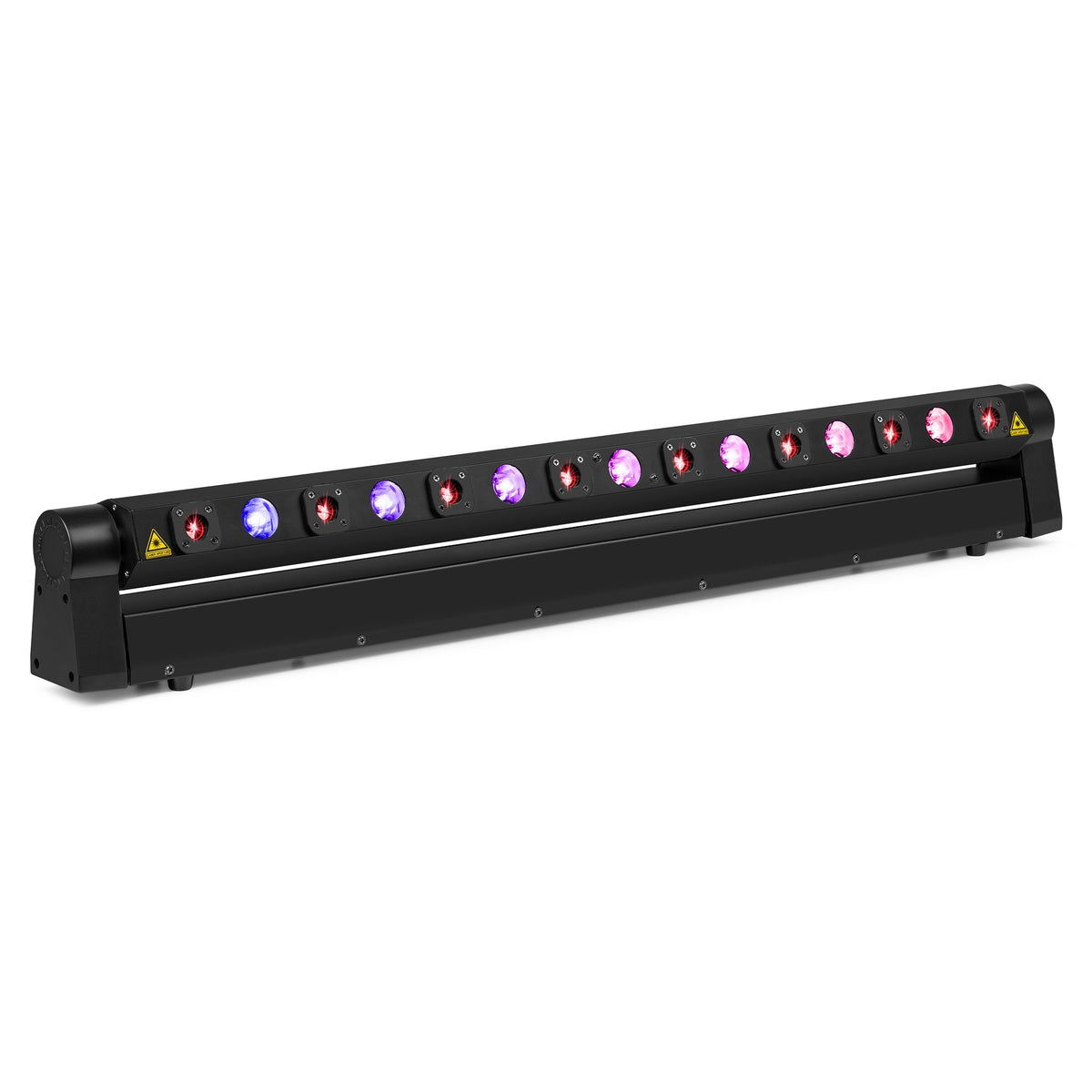 beamZ Hyaden - Barra móvil con 7 LED RGBW y 8 rayos láser rojos (638 nm) para efectos aéreos - Tempo Shop