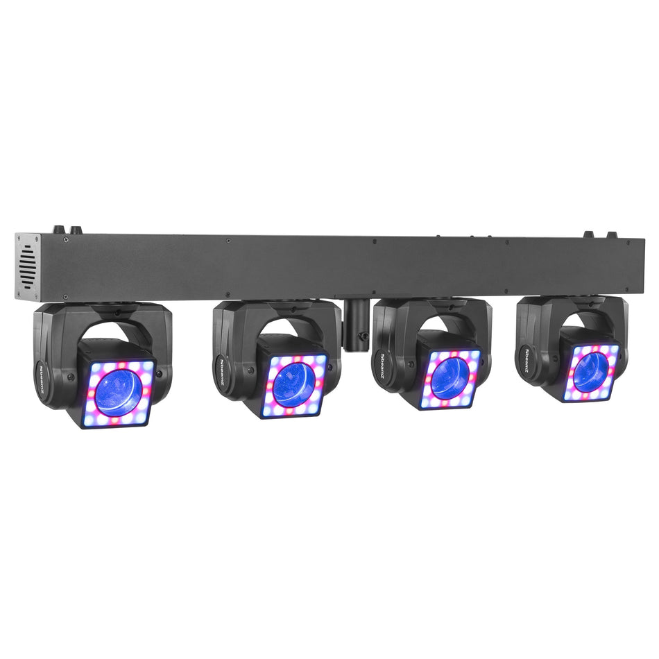 beamZ ShowBar GO Shine - Sistema de iluminación All-in-One con 4 cabezas móviles - Tempo Shop