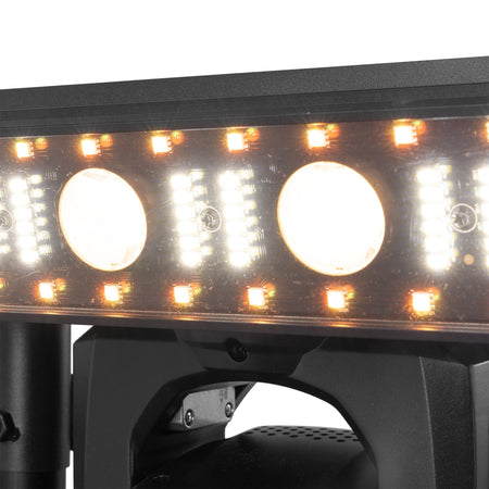 BEAMZ ShowBar GO Edge - Sistema de iluminación profesional con 4 cabezas móviles y barra LED estroboscópica - Tempo Shop