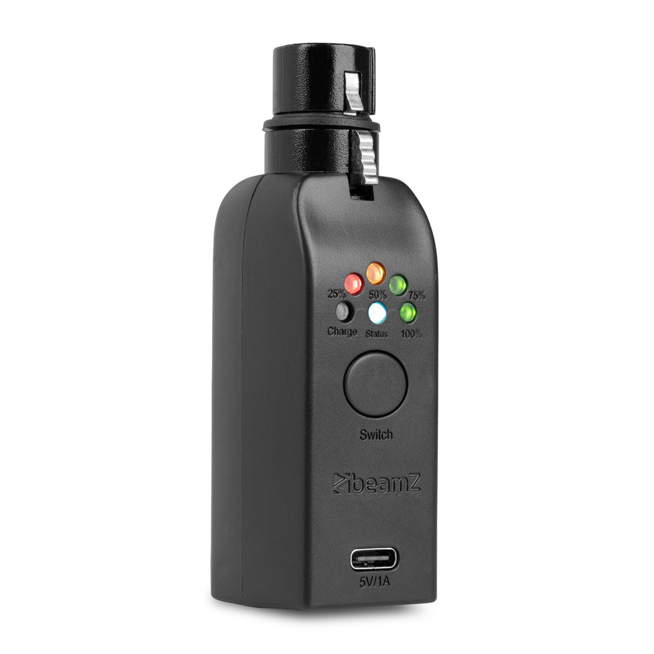 beamZ WD1F-5 EazyLink - Receptor DMX inalámbrico 5 pines - Tempo Shop