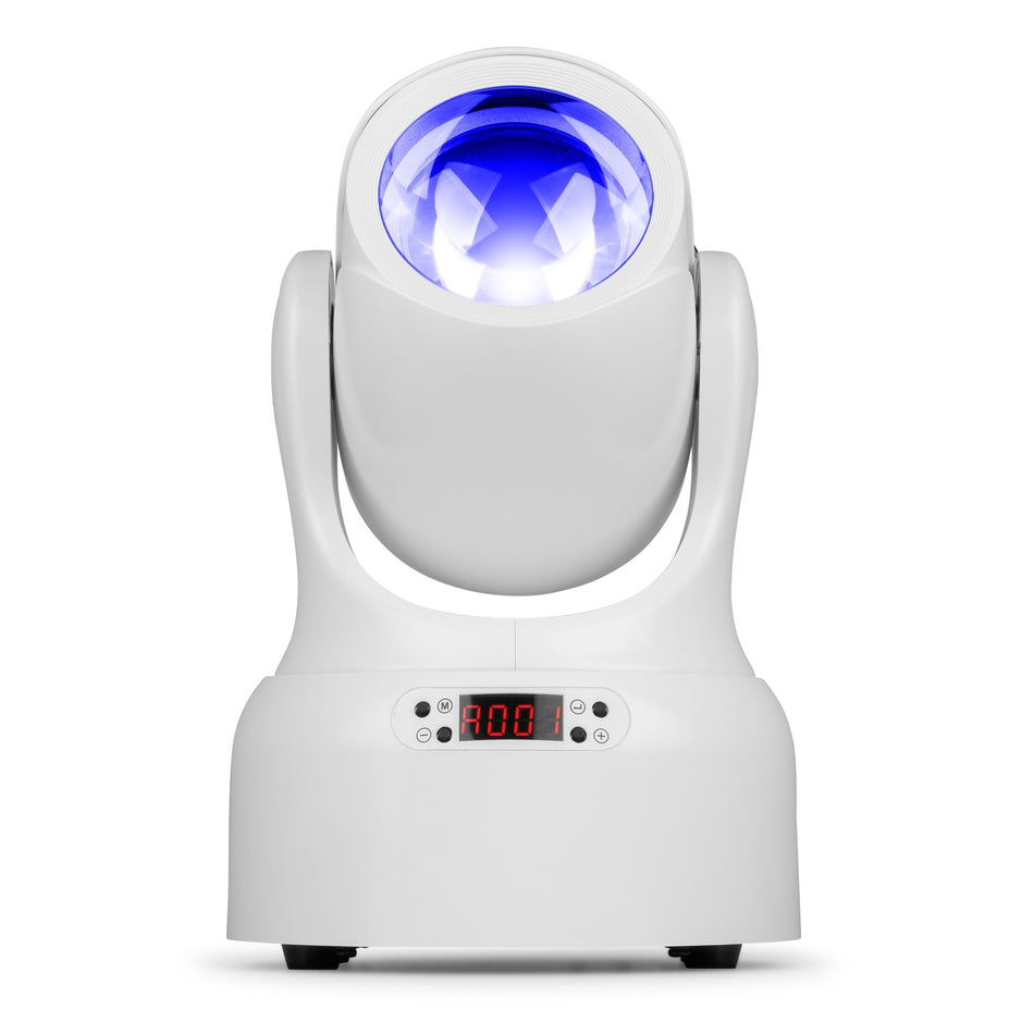 beamZ NOVA80B-WH - Cabeza móvil beam LED 80 W con prisma 18 facetas, gobos y RDM