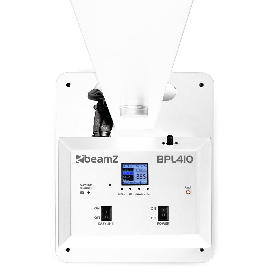 beamZ BPL410W - Luz de mástil a batería con 4 focos orientables y diseño inalámbrico - Tempo Shop