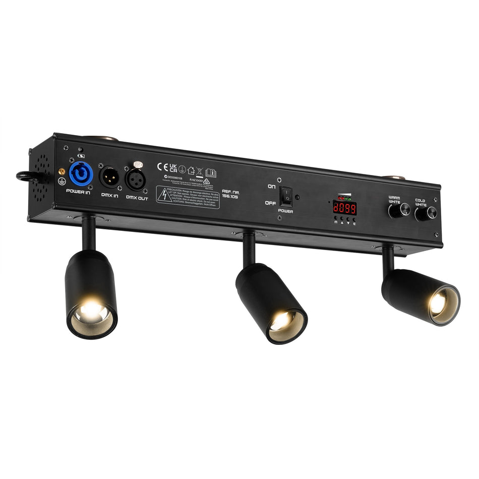 beamZ EZYBar3 - Barra LED COB bicolor a batería con zoom 6°–37°, imanes y DMX (2700–6900 K)