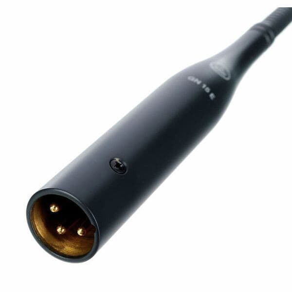 AKG GN15E - Cuello de cisne modular de 15 cm para cápsulas DAM con adaptador phantom integrado, LED programable y PS3 F-Lock