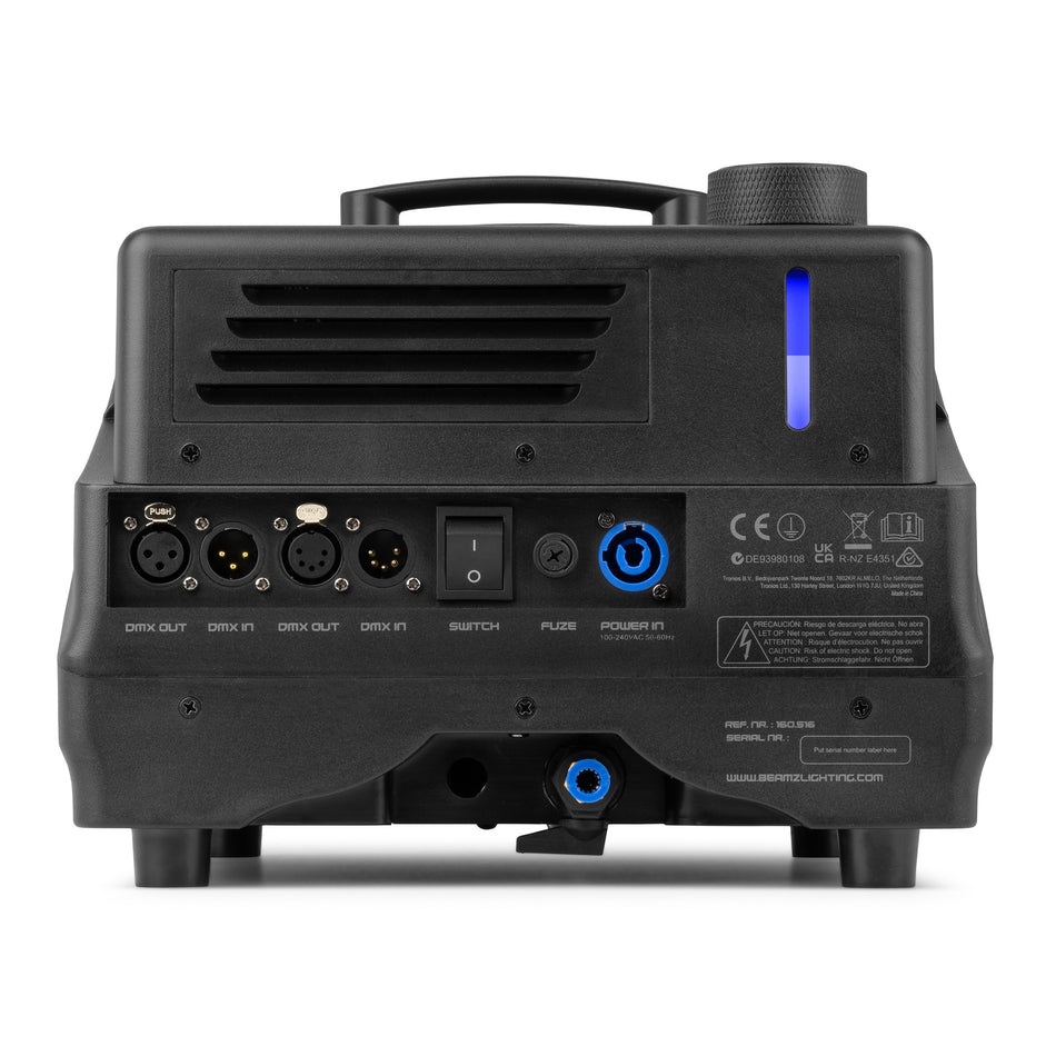 beamZ ICE1400 Máquina de Humo por Hielo DMX - Niebla baja profesional - Tempo Shop