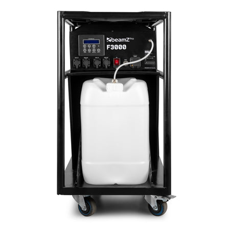 BeamZ Pro F3000 Pro Haze - Máquina de niebla profesional en trolley - Tempo Shop