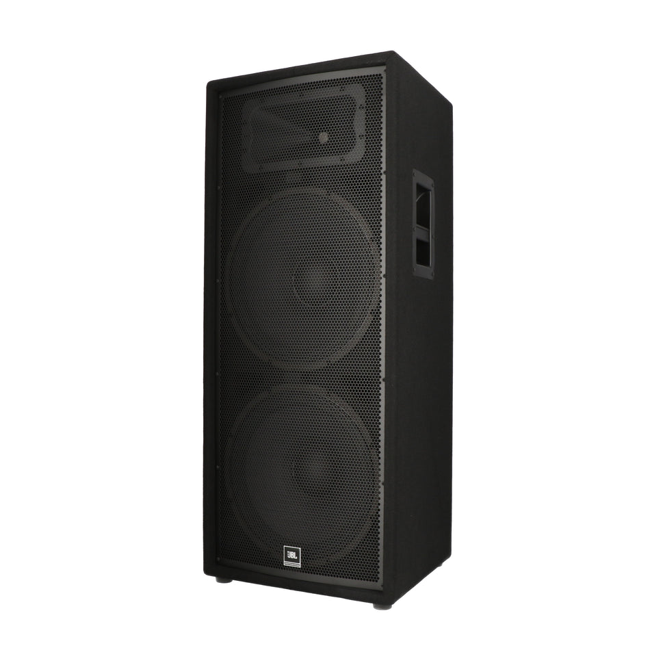 JBL JRX 225 Sistema de altavoces de refuerzo sonoro de dos vías con doble altavoz de 15"