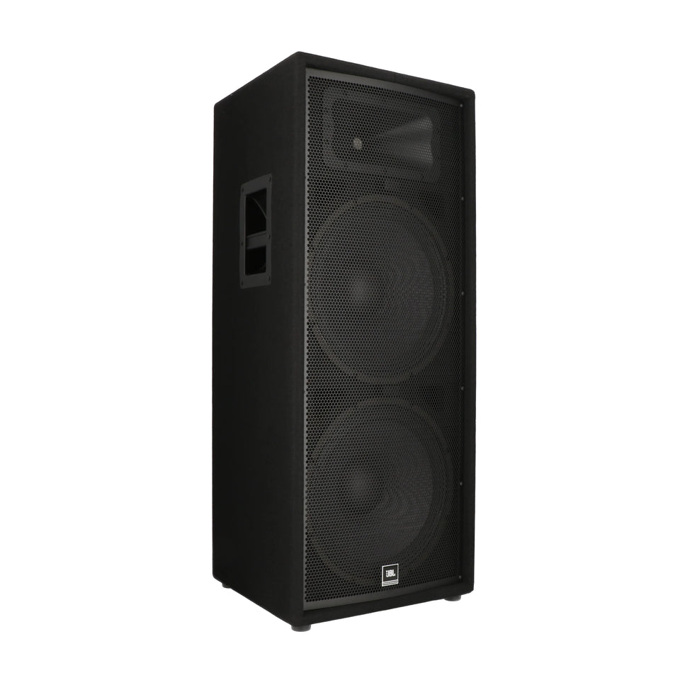 JBL JRX 225 Sistema de altavoces de refuerzo sonoro de dos vías con doble altavoz de 15"