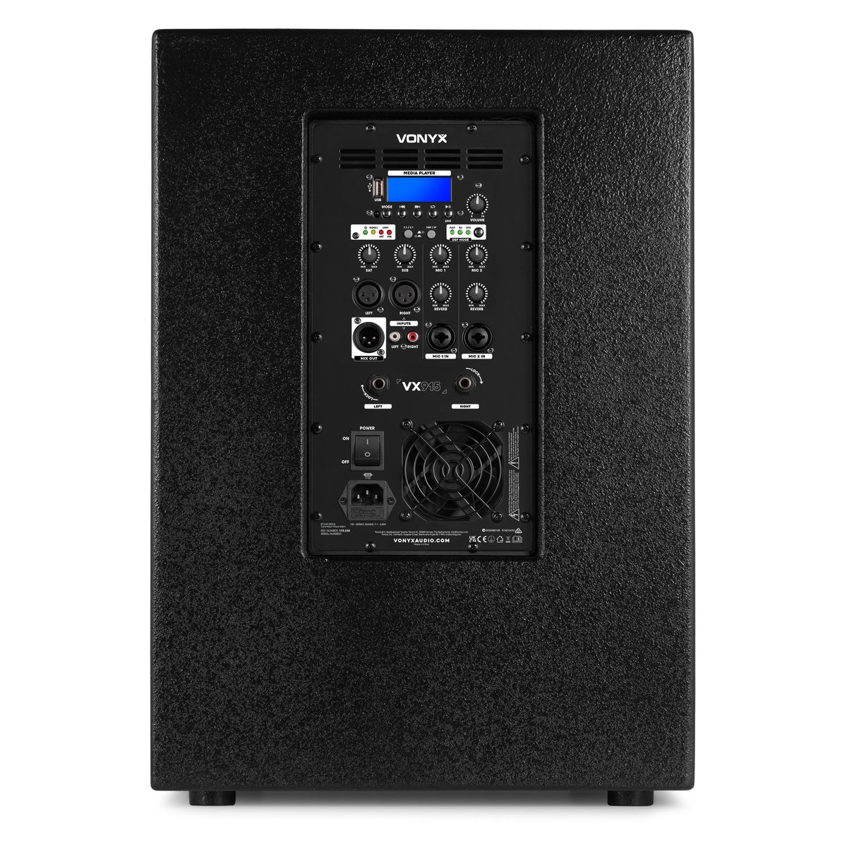 Vonyx VX915 - Conjunto compacto Line Array 2.1 - Tempo Shop