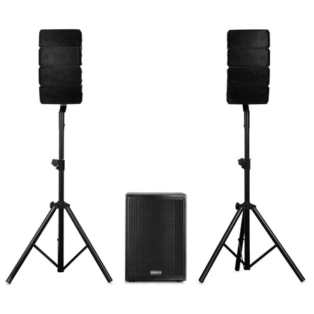 Vonyx VX915 - Conjunto compacto Line Array 2.1 - Tempo Shop