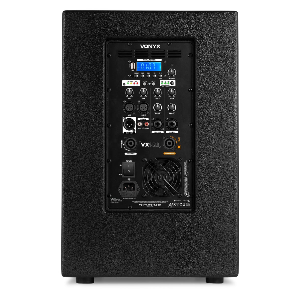 Vonyx VX922 - Sistema Compacto de Line Array 2.2 - Tempo Shop