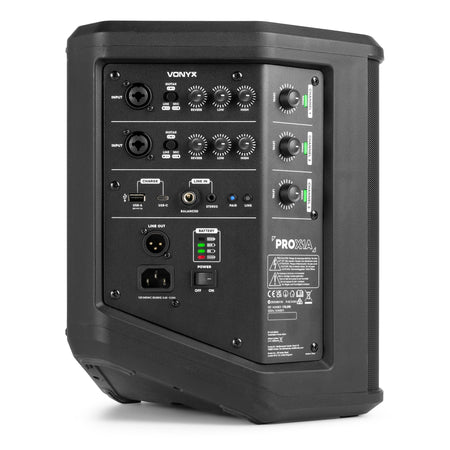 Vonyx PRO X1A - Altavoz activo portátil con batería de larga duración - Tempo Shop