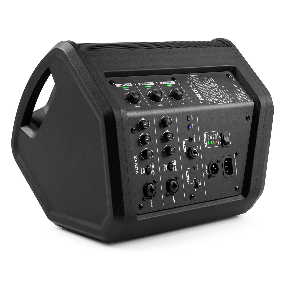 Vonyx PRO X1A - Altavoz activo portátil con batería de larga duración - Tempo Shop