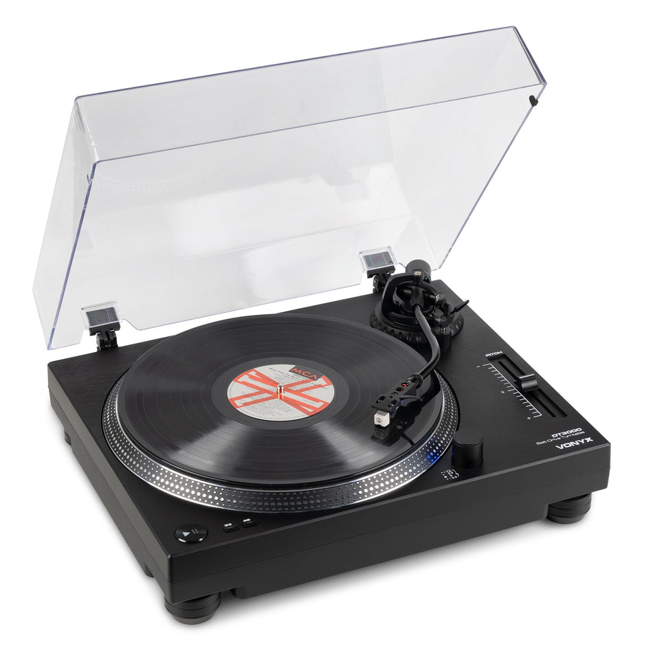 Vonyx DT3000 - Tocadiscos de transmisión por correa y USB - Tempo Shop