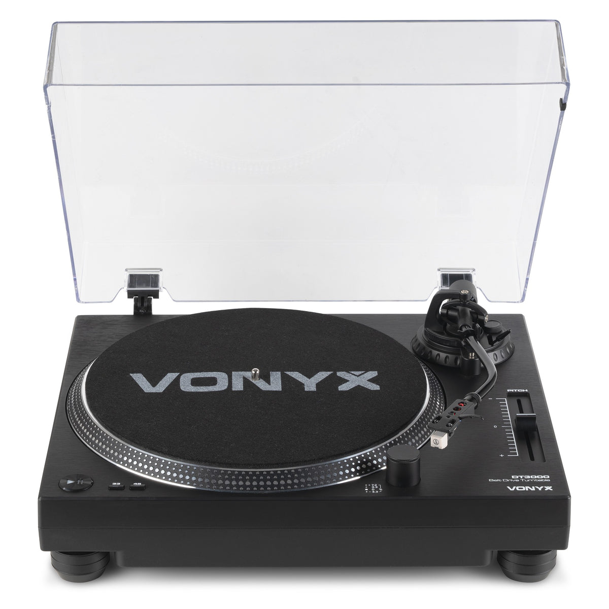 Vonyx DT3000 - Tocadiscos de transmisión por correa y USB - Tempo Shop