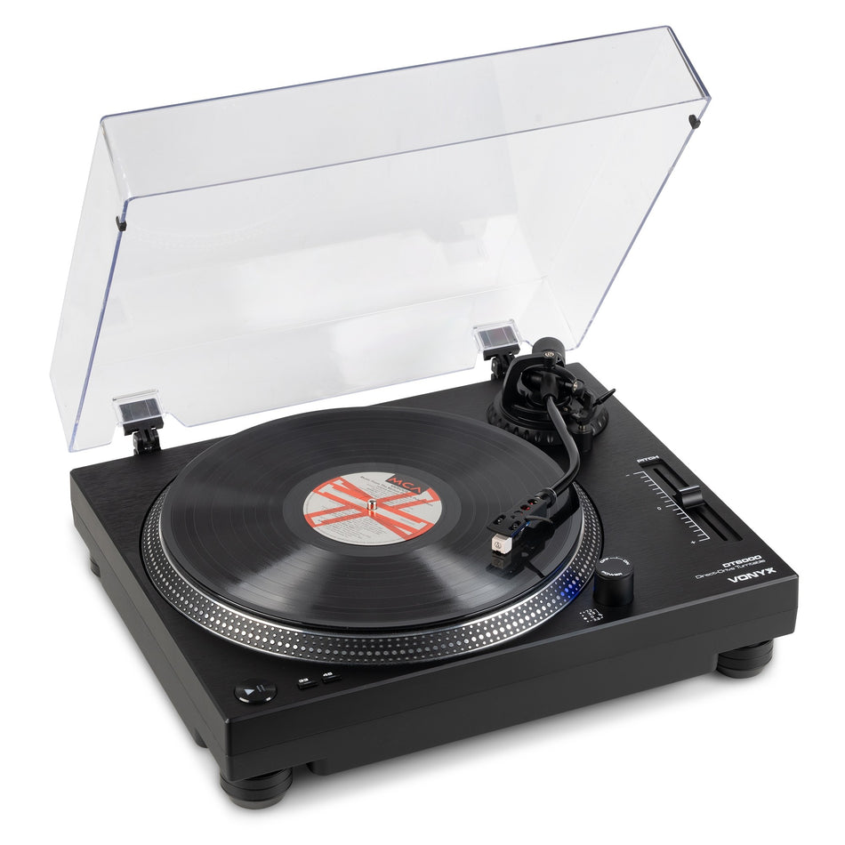 Vonyx DT6000 - Tocadiscos de tracción directa profesional para DJ - Tempo Shop