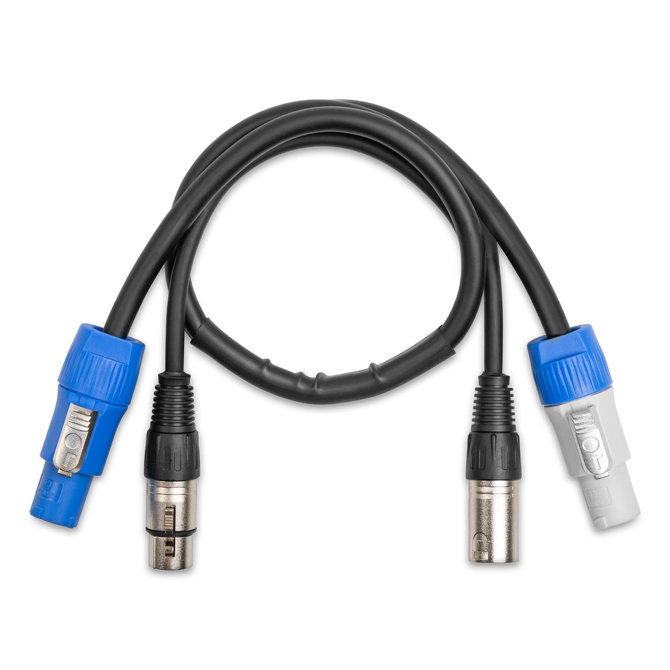 PD-Connex CX11-0.50 - Cable Híbrido de Alimentación y DMX 5 Pines (0.50m)