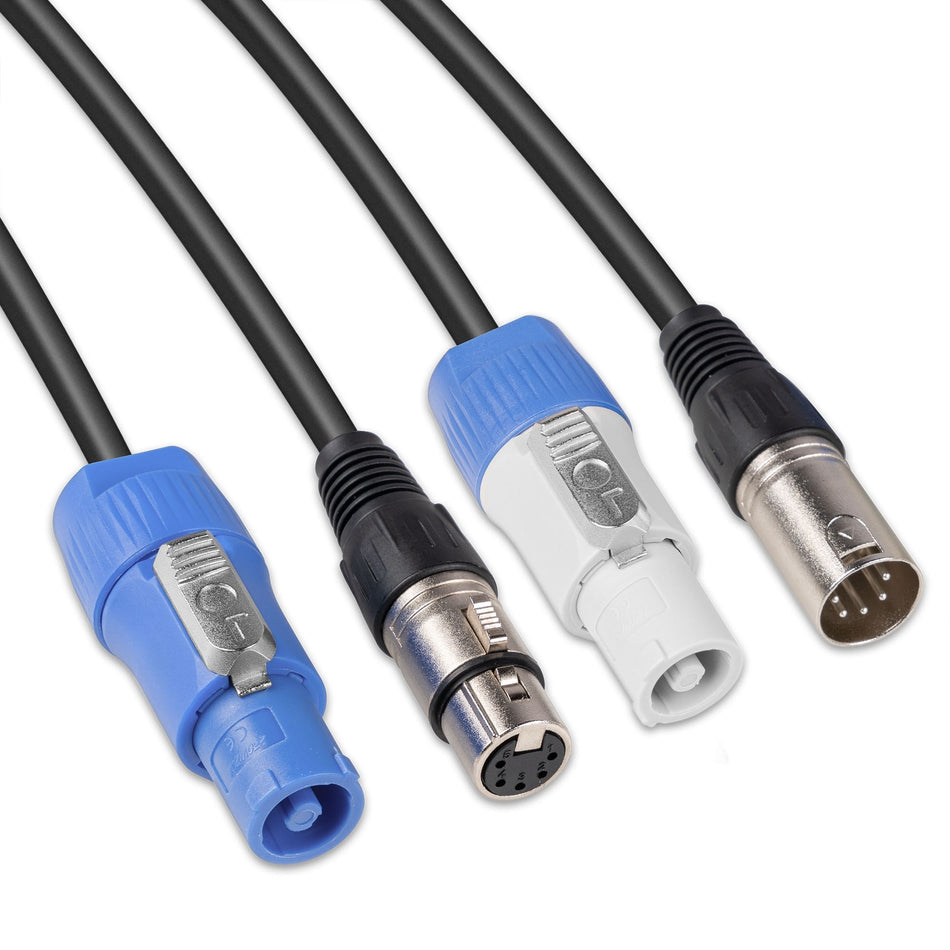 PD-Connex CX11-2 - Cable Híbrido DMX y Alimentación 2m