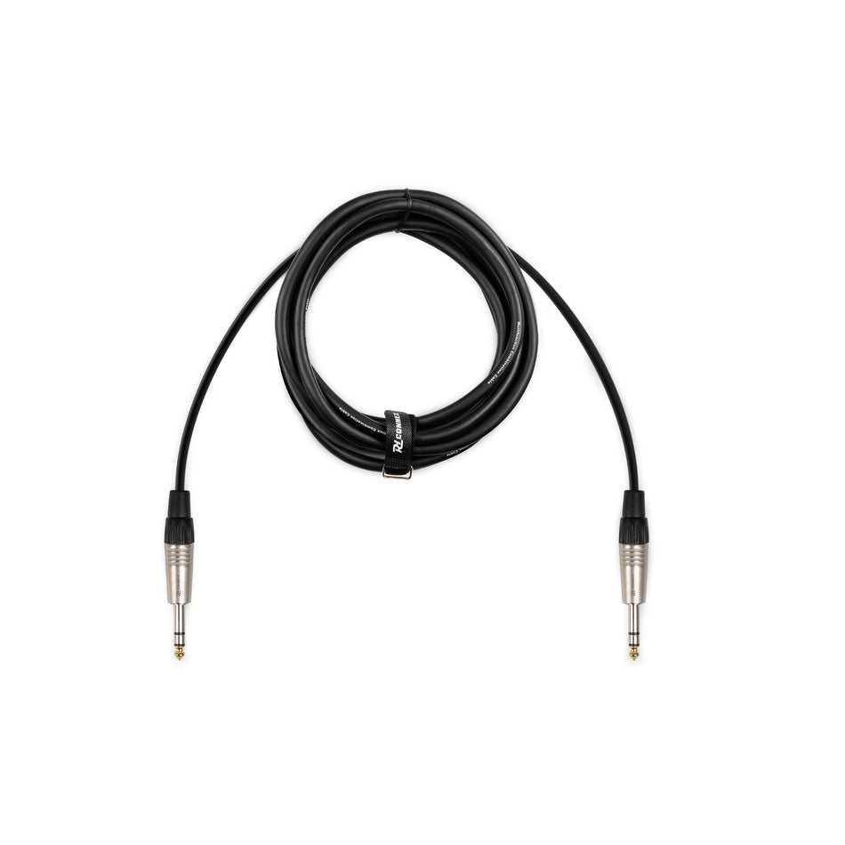 PD-Connex CX80-6 - Cable de Señal Jack 6.3mm Estéreo (TRS) Profesional de 6 Metros