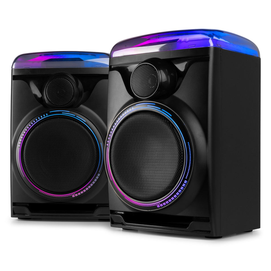 Fenton Track 2.0 - Juego de Altavoces Activos Estéreo con Bluetooth, Entradas Digitales y Karaoke