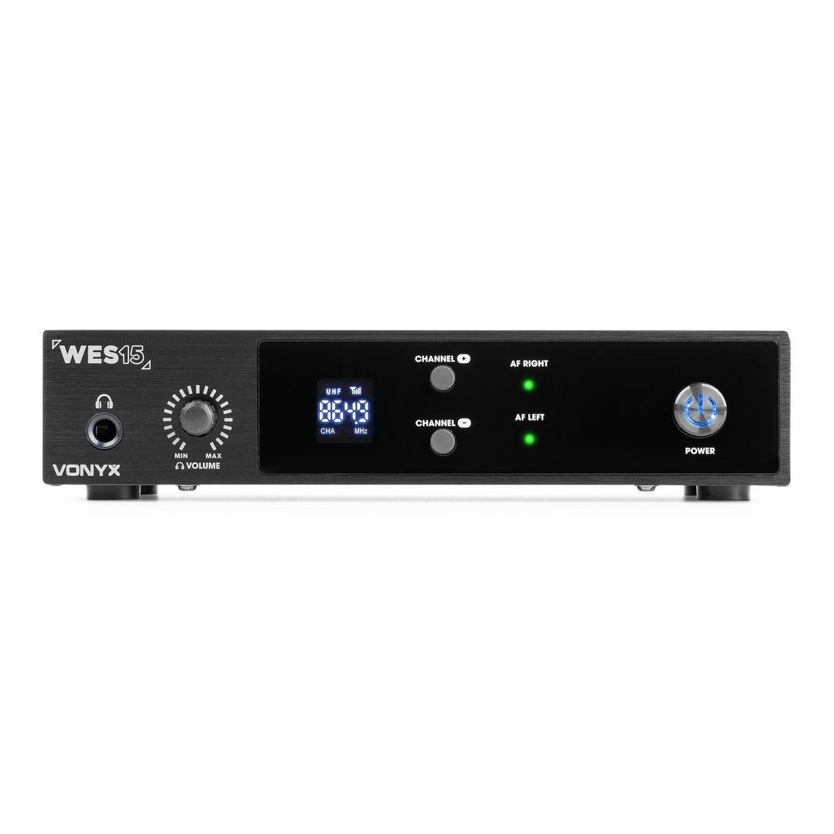 VONYX WES15 - Sistema de monitorización intrauditivo inalámbrico UHF de 16 canales - Tempo Shop