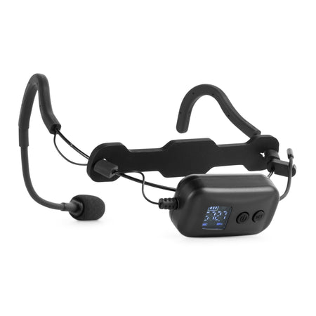 VONYX WSH20 - Micrófono Inalámbrico de Diadema para Deportes y Fitness con Estuche de EVA - Tempo Shop